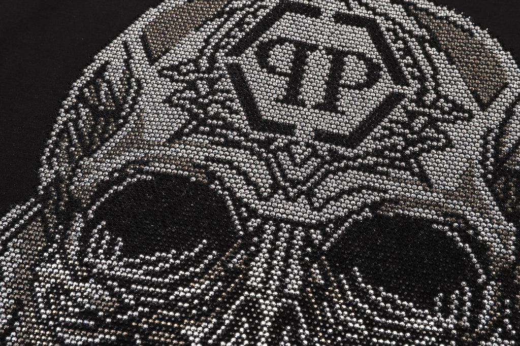 PP Black Cotton Streetwear T-Shirt #52 | Men's Tee