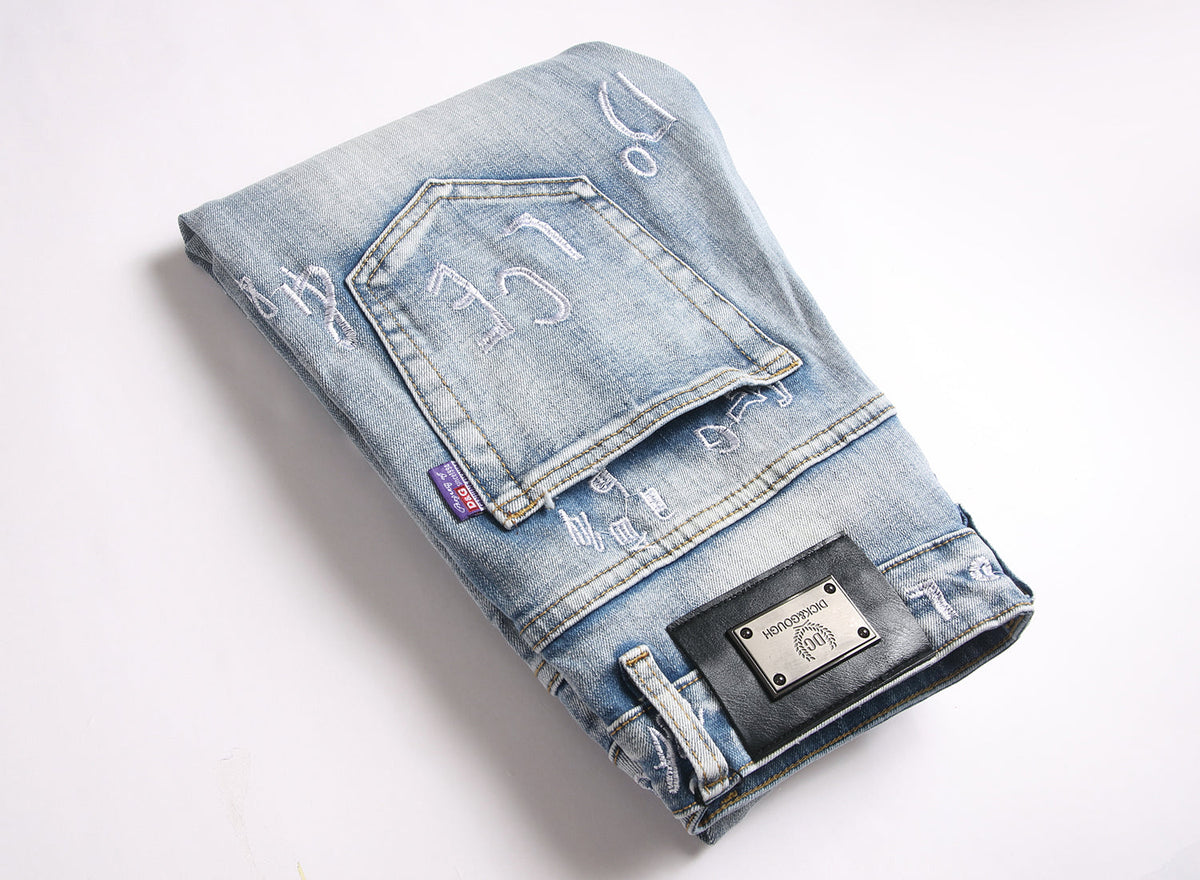 D*G Gray Jeans #8 | Men's Streetwear