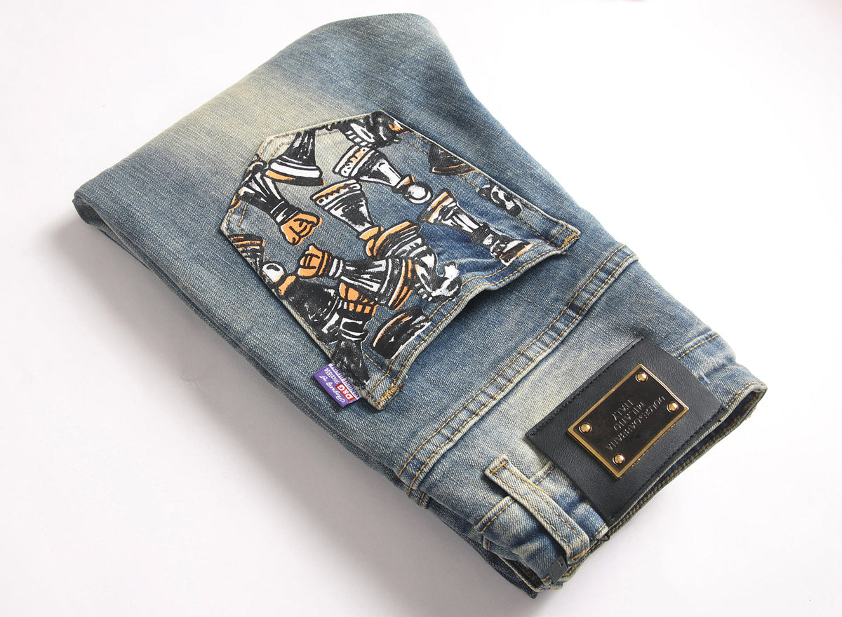 D*G Gray Jeans #9 | Men's Streetwear