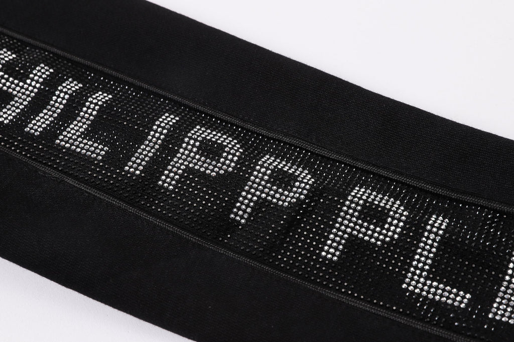PP Black Cotton Sweatshirt #8 | Men's Streetwear