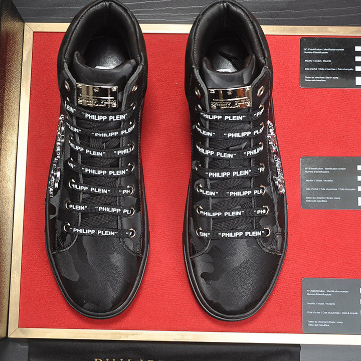 PP Black Casual Sneakers #73 | Men's Streetwear