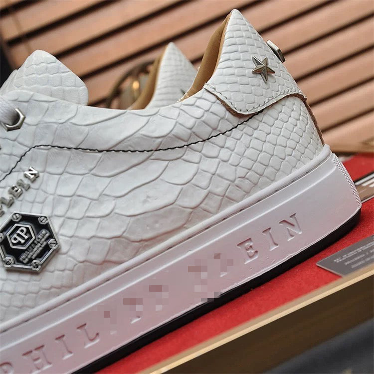 PP White Casual Sneakers #24 | Men's Streetwear