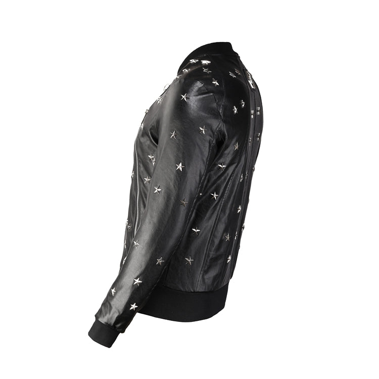 PP Black Leather Jacket #8 | Men's Streetwear