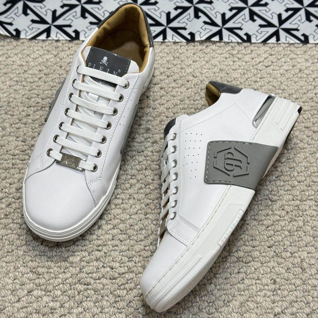 PP White & Black Casual Sneakers #56 | Men's Streetwear