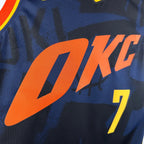 Chet Holmgren Oklahoma City Thunder No.7 City Edition Jersey 2023-24 - View 9
