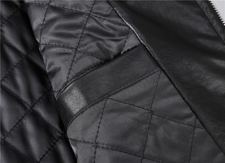 PP Black Leather Jacket #5 | Men's Streetwear