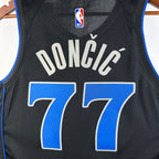 Luka Doncic Dallas Mavericks No.77 City Edition Jersey 2023-24 - View 3