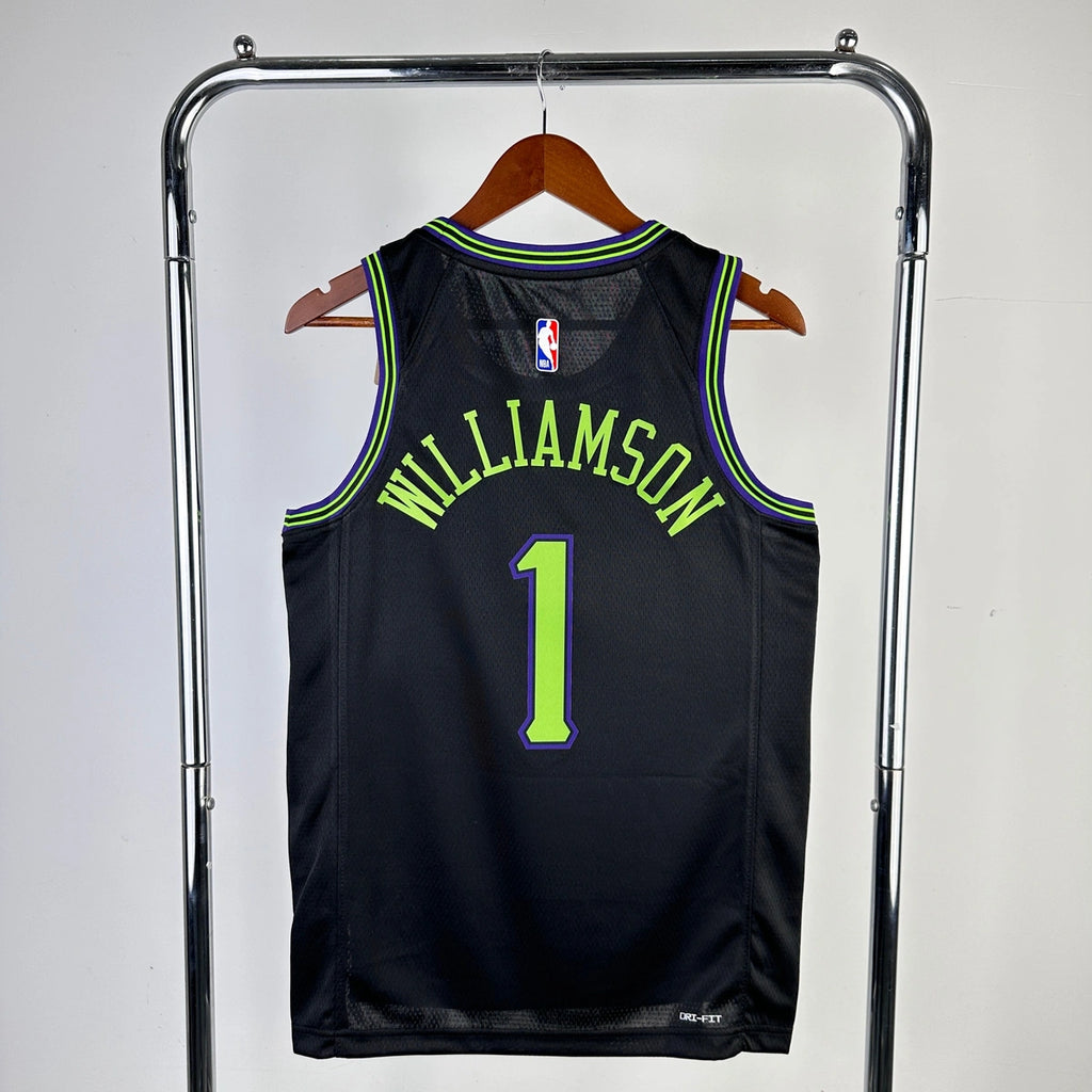 Zion Williamson New Orleans Pelicans No.1 City Edition Jersey 2025-26 - View 1