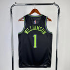 Zion Williamson New Orleans Pelicans No.1 City Edition Jersey 2025-26 - View 1