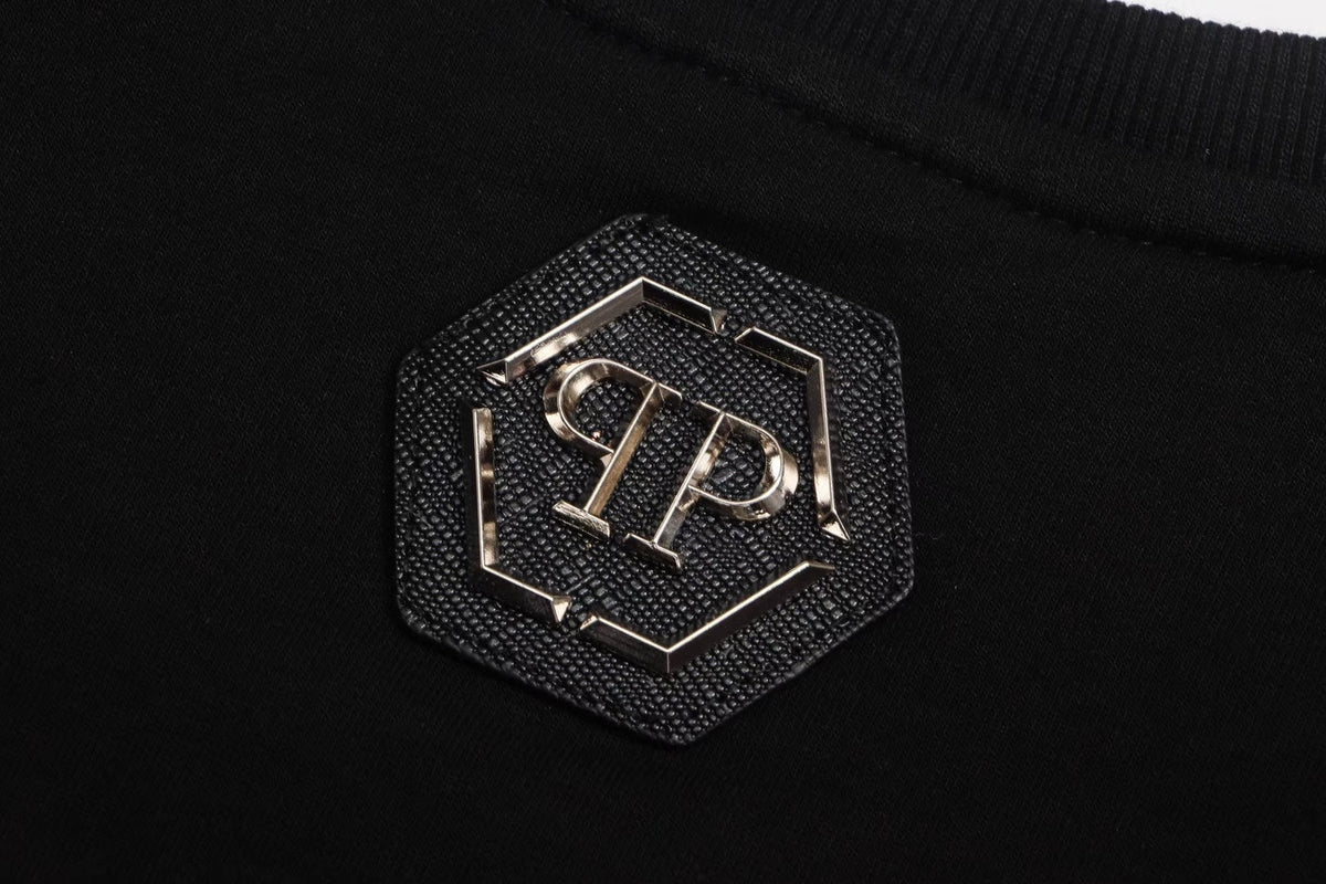 PP Black Cotton Sweatshirt #1 – Ref 7955 | Men's Streetwear