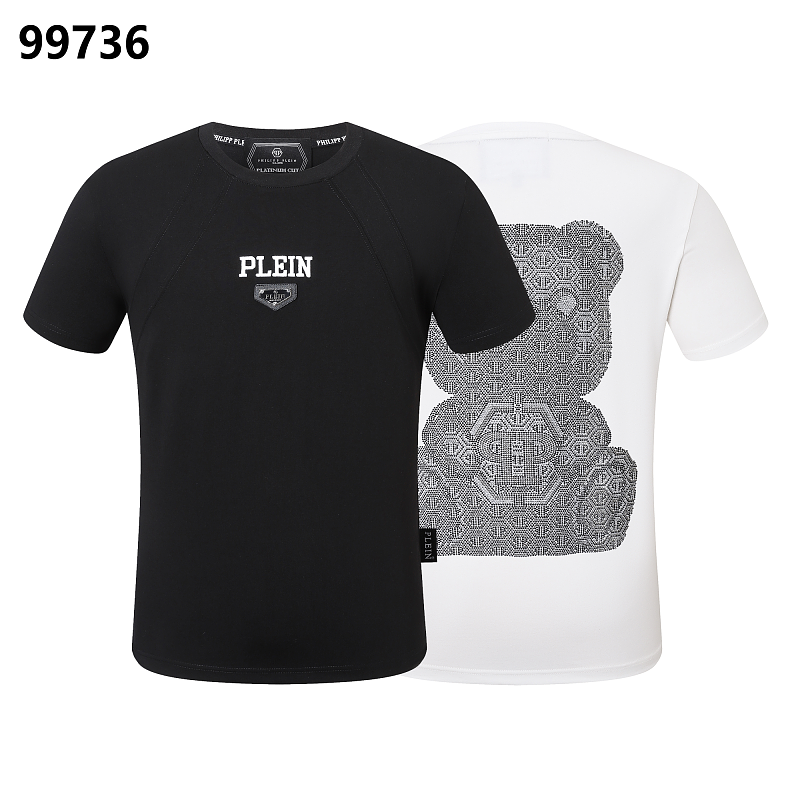 P**P Men's Content Creator Logo Streetwear T-Shirt | Black White – 4947