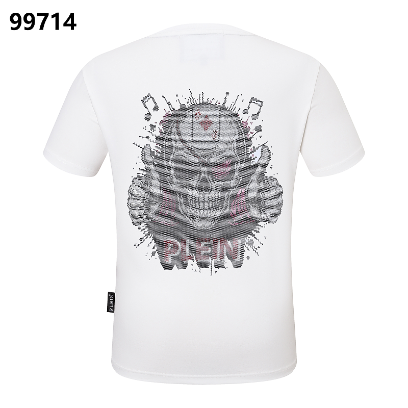 P**P Men's Travel Ready Logo Streetwear T-Shirt | Black White
