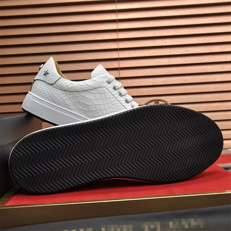 PP White Casual Sneakers #24 | Men's Streetwear