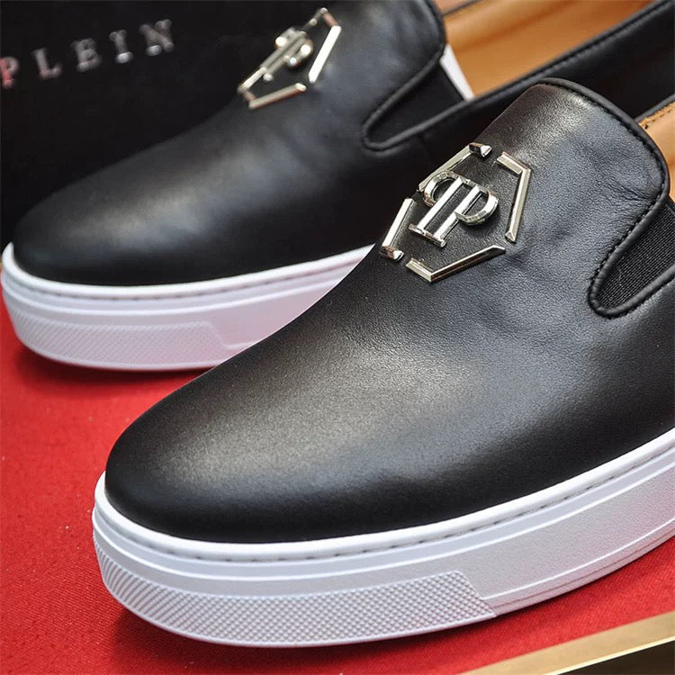 PP Black Casual Sneakers #20 | Men's Streetwear