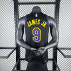 Bronny James Los Angeles Lakers No.9 City Edition Jersey 2025-26 - View 3