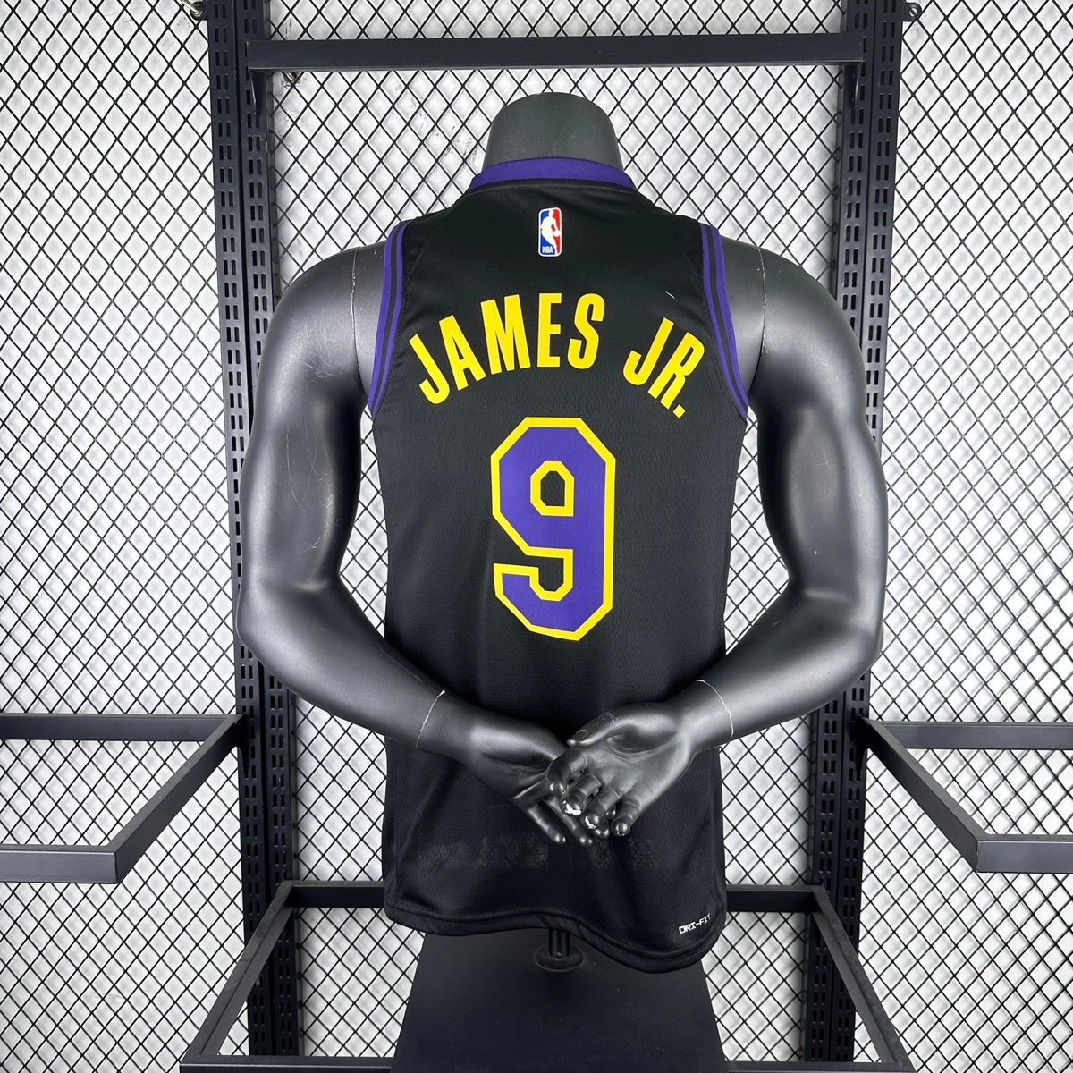 Bronny James Los Angeles Lakers No.9 City Edition Jersey 2025-26 - View 3