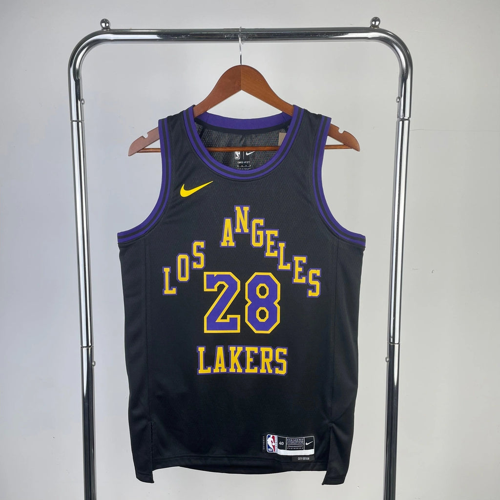 Rui Hachimura Los Angeles Lakers No.28 City Edition Jersey 2023-24 - View 1