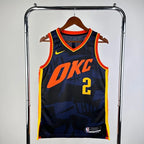 Shai Gilgeous-Alexander Oklahoma City Thunder No.2 City Edition Jersey 2023-24 - View 11