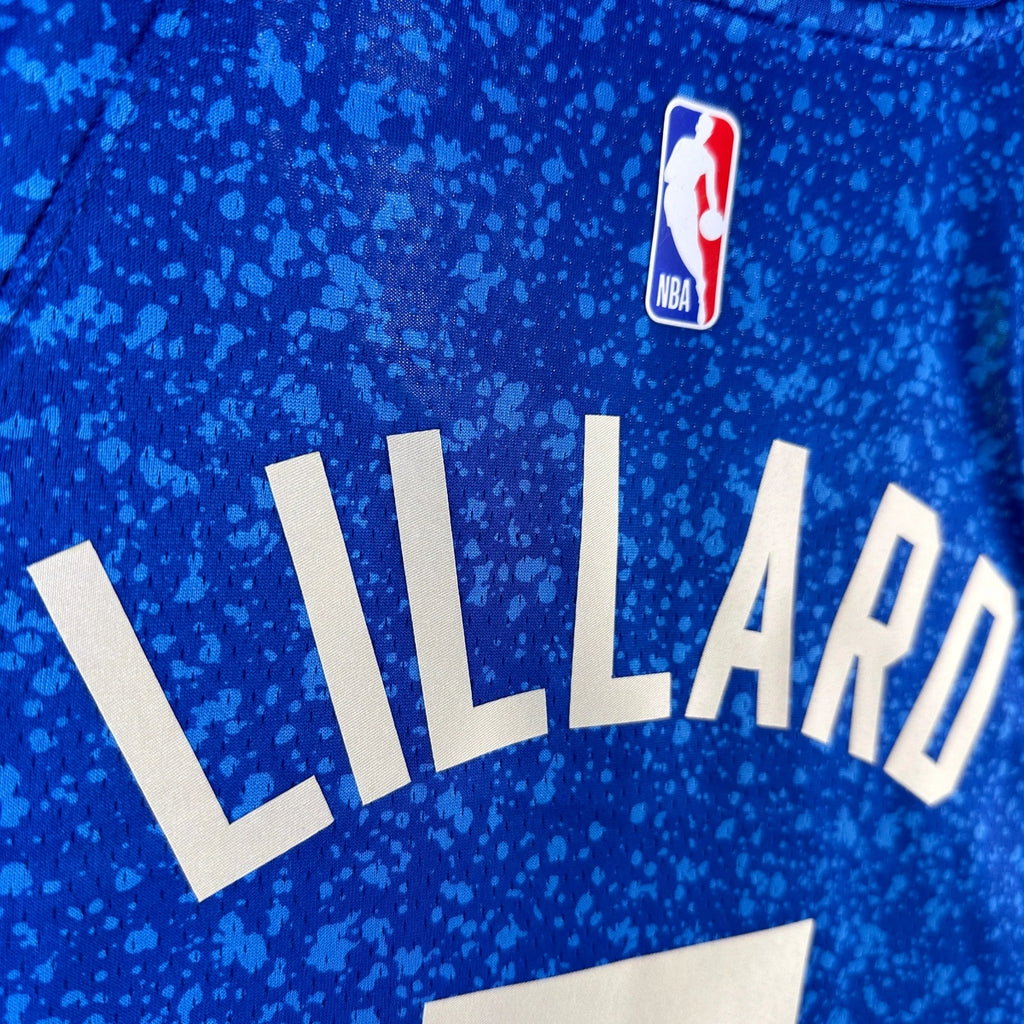 Damian Lillard Milwaukee Bucks No.0 City Edition Jersey 2023-24 - View 4