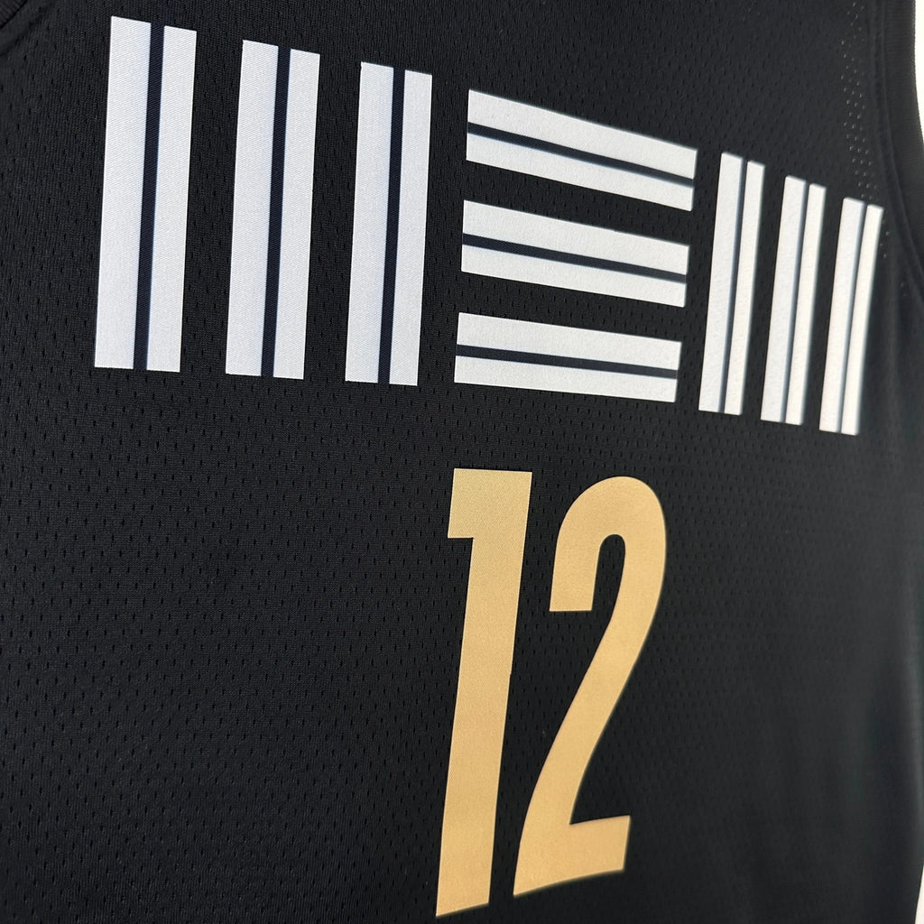 Ja Morant Memphis Grizzlies No.12 City Edition Jersey 2023-24 - View 7