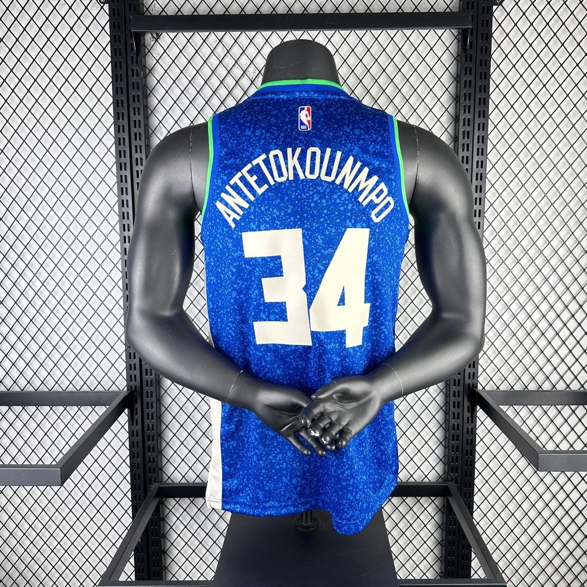 Giannis Antetokounmpo Milwaukee Bucks No.34 City Edition Jersey 2023-24 - View 1