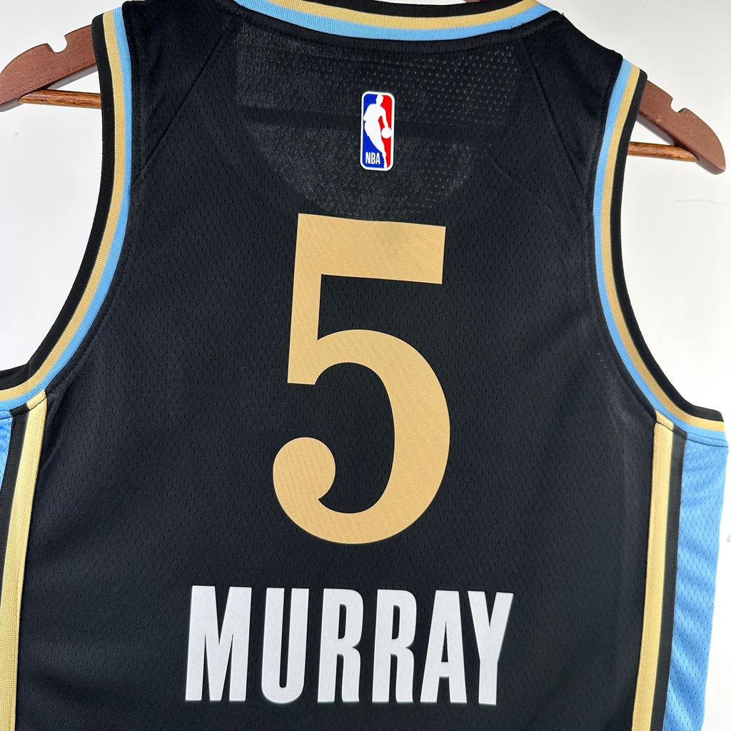 Jamal Murray Atlanta Hawks No.5 City Edition Jersey 2023-24 - View 13