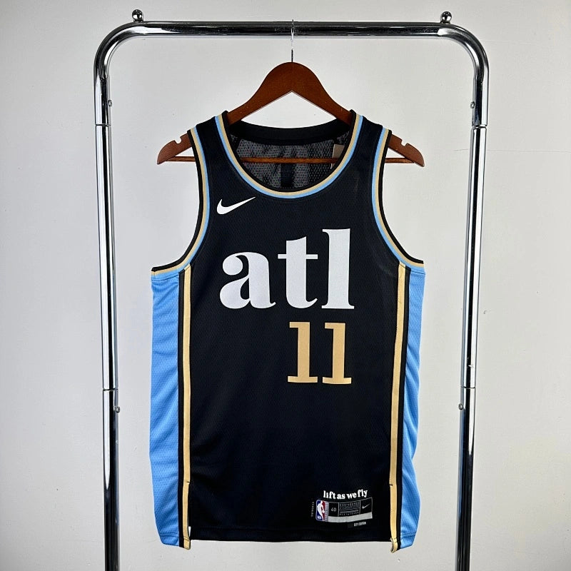 Trae Young Atlanta Hawks No.11 City Edition Jersey 2023-24 - View 10