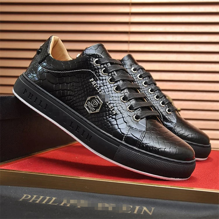 PP White Casual Sneakers #24 | Men's Streetwear