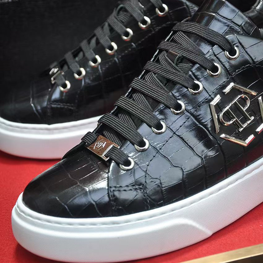 PP Black Casual Sneakers #10 | Men's Streetwear