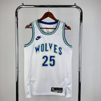 Derrick Rose Minnesota Timberwolves No.25 Throwback Jersey 2023-24 - View 1