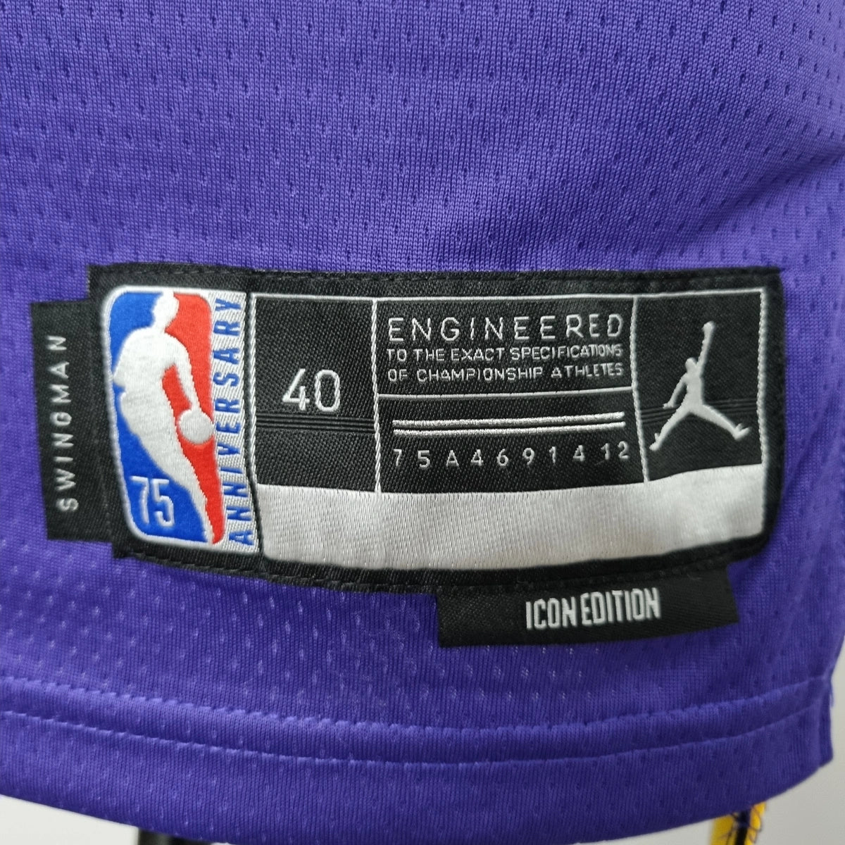 Bryant Lakers #8 Jordan Jersey 2021 - View 005