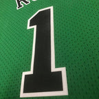 Derrick Rose Chicago Bulls No.1 Throwback Eco Green Swingman Jersey 2008-09 - View 80