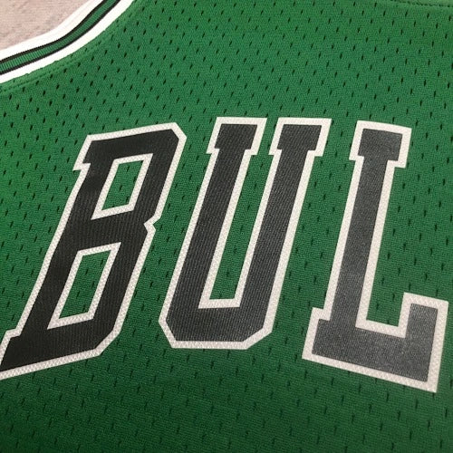 Derrick Rose Chicago Bulls No.1 Throwback Eco Green Swingman Jersey 2008-09 - View 80
