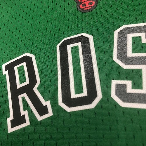 Derrick Rose Chicago Bulls No.1 Throwback Eco Green Swingman Jersey 2008-09 - View 80