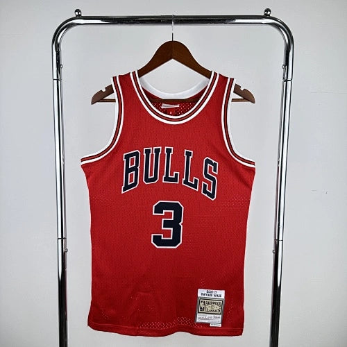 Dwyane Wade Chicago Bulls No.3 Throwback Swingman Jersey 2016-17 - View 161