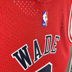 Dwyane Wade Chicago Bulls No.3 Throwback Swingman Jersey 2016-17 - View 161