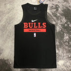 Bulls Front Full View in Black — Flatlay