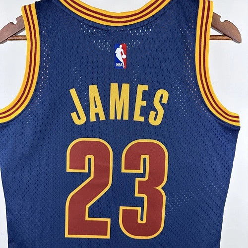 LeBron James Cleveland Cavaliers No.23 Throwback Swingman Jersey 2015-16 - View 151