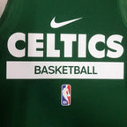 Celtics Chest Logo Detail in Green — Flatlay