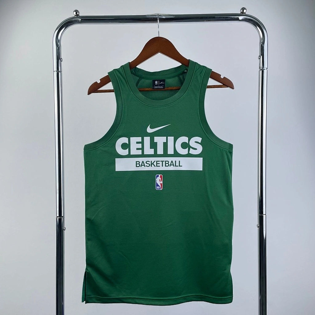 Celtics Front Full View in Green — Hanging