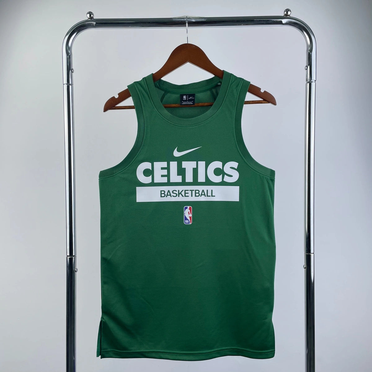 Celtics Front Full View in Green — Hanging
