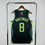 Celtics BackNameNumber City Jersey in White Hanging 003