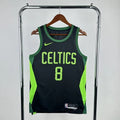 Celtics FrontFull City Jersey in White Hanging 001