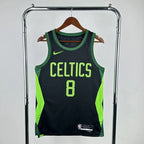 Celtics FrontFull City Jersey in White Hanging 001