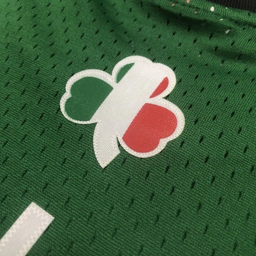 Kevin Garnett Boston Celtics No.5 Throwback Italy Flag Swingman Jersey  - View 2