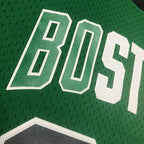 Larry Bird Boston Celtics No.33 Throwback Crop Top Women's Jersey  - View 14