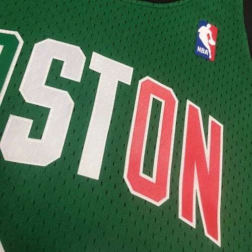Boston Celtics 08 White/Gold Kevin Garnett No. 5 Throwback Swingman Jersey