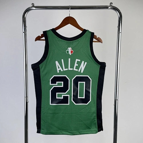 Kevin Garnett Boston Celtics No.5 Throwback Italy Flag Swingman Jersey  - View 20
