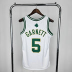Kevin Garnett Boston Celtics No.5 Throwback Italy Flag Swingman Jersey  - View 6