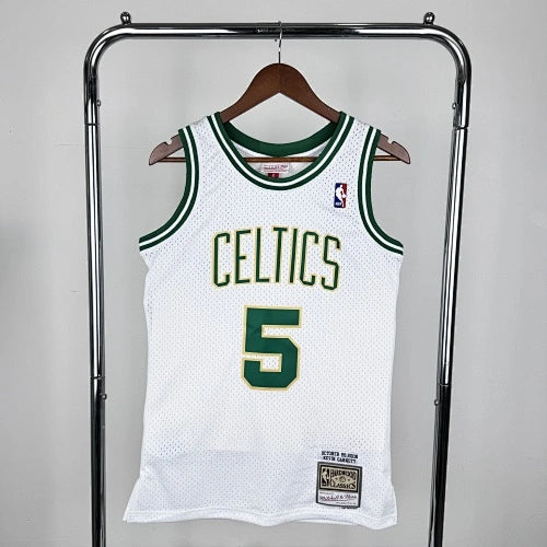 Kevin Garnett Boston Celtics No.5 Throwback Italy Flag Swingman Jersey  - View 7